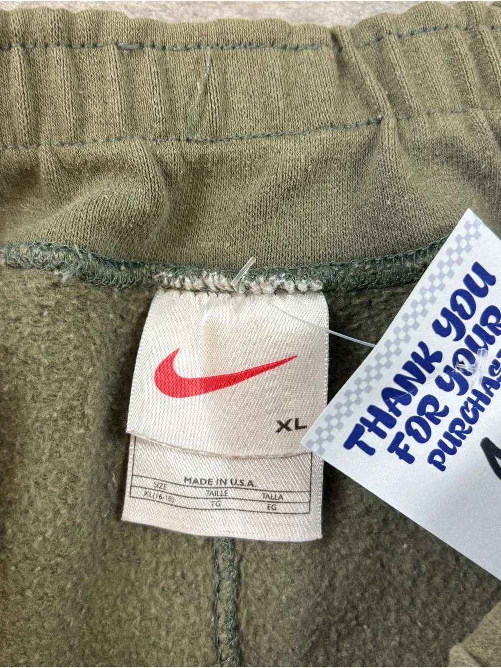 Vintage 90s wide leg nike sweatpants